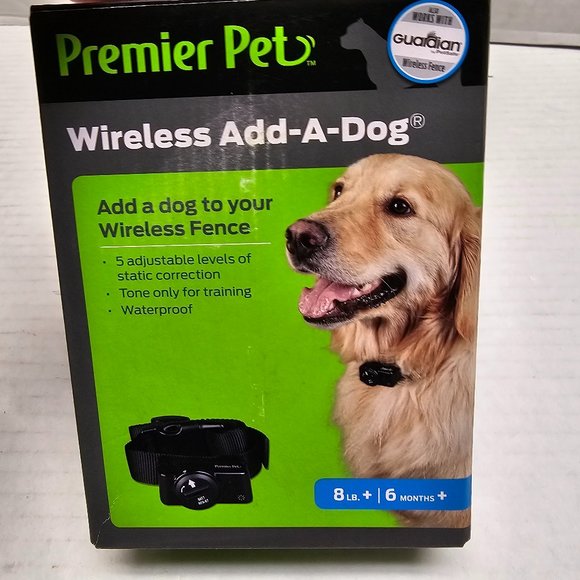 New Premier Pet Wireless Add A Dog Waterproof Receiver Collar Neck upto 28" - Picture 7 of 10